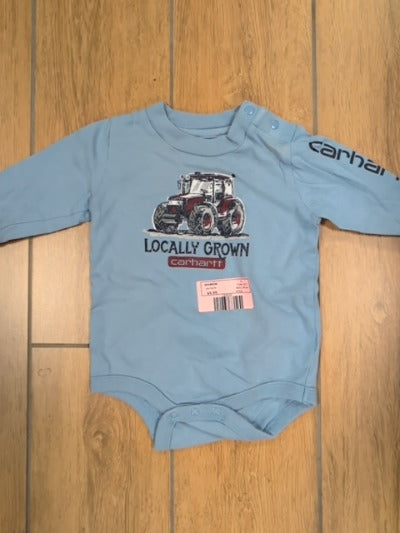 bu carhartt onesie, 6m