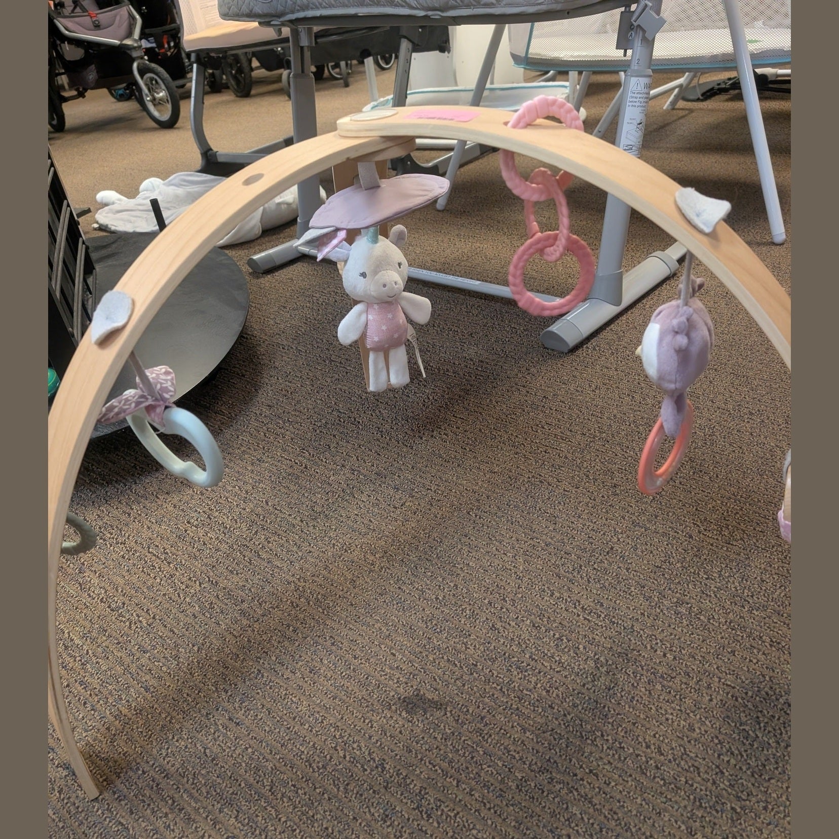 wooden archway