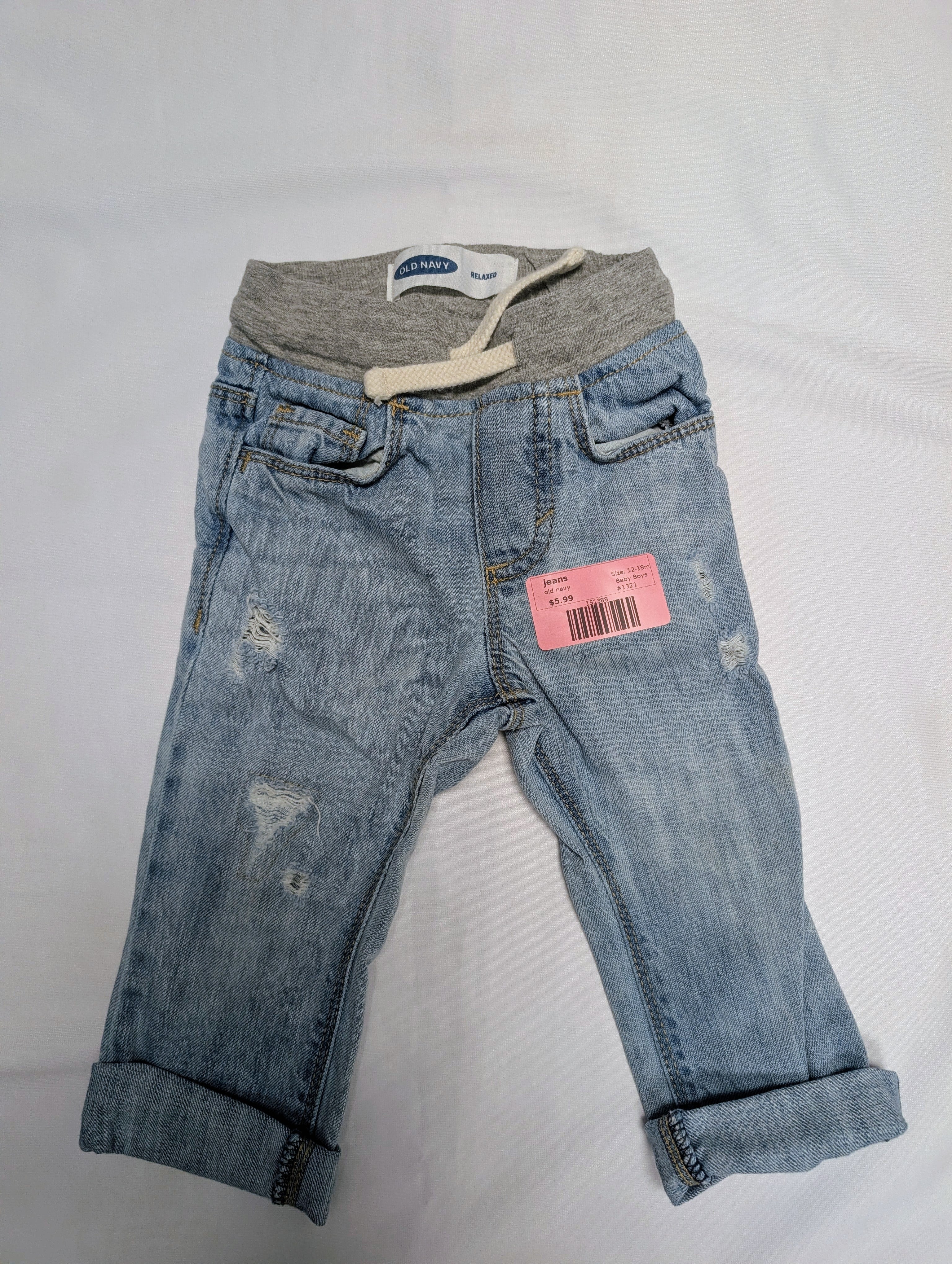 old navy jeans, 12-18m