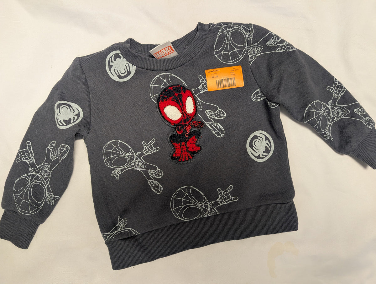 gy marvel sweatshirt, 12m