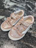gold vans sneaker, 7.5