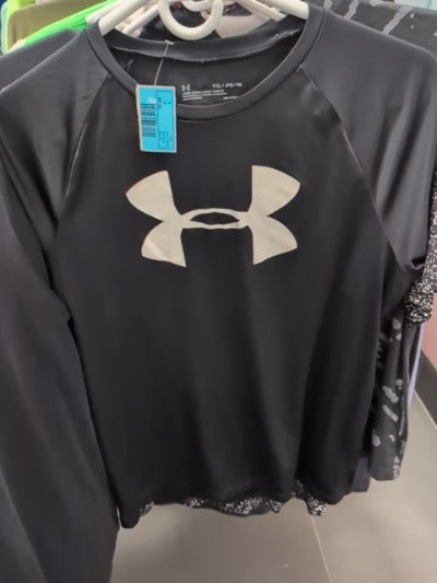 blk under armour t, 18/20