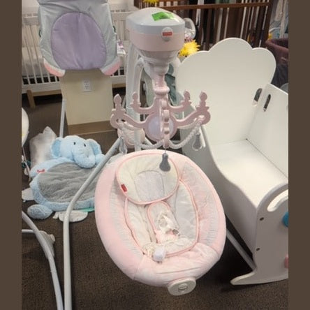 pnk fisher price swing