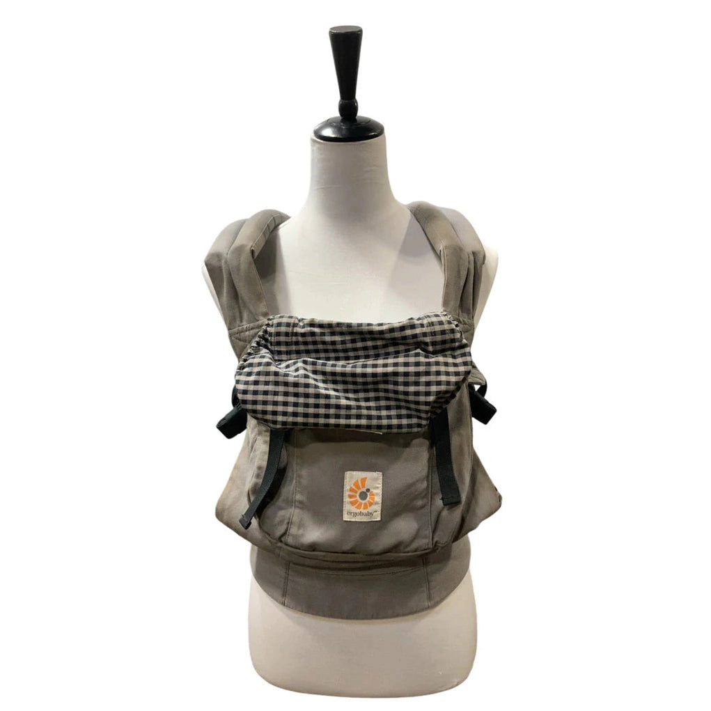Gray Ergo Baby Carrier, 12-45lbs