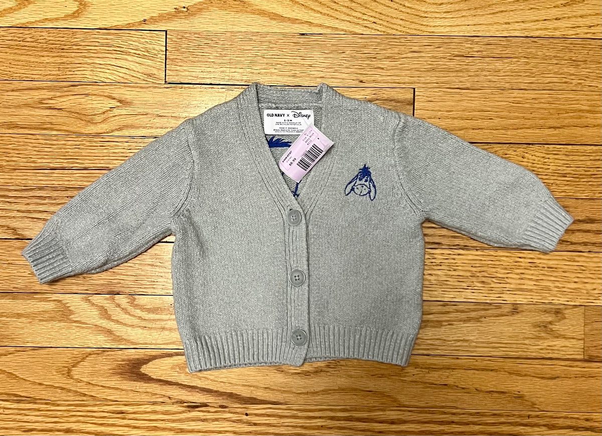bu disney sweater, 6-12m