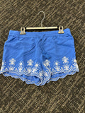 blue loft shorts, m