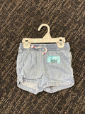 blue  shorts, 24m