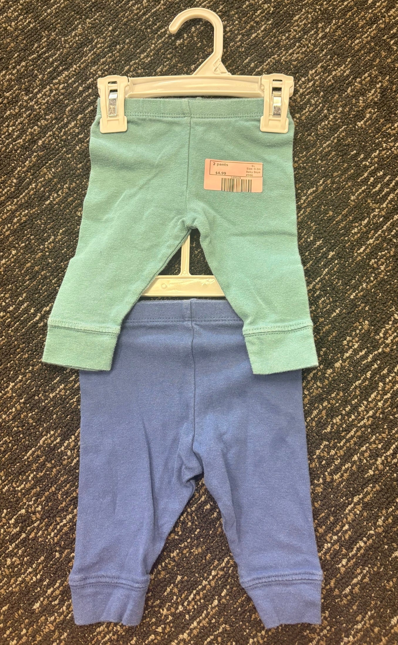 bu  2 pants, 0-3m