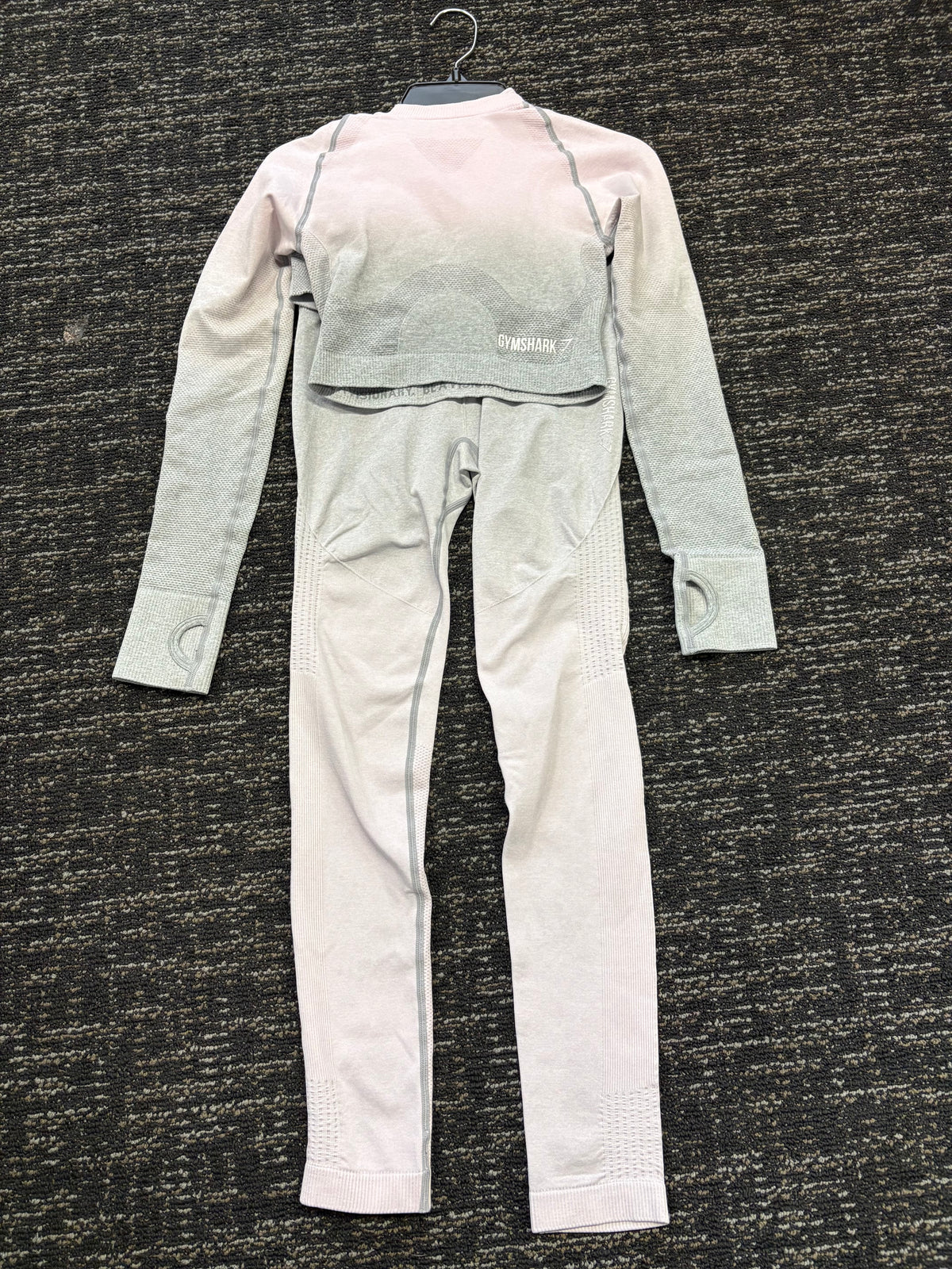 pnk gymshark 3 piece outfit, XS