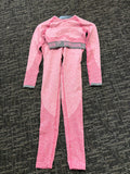 pnk gymshark 2 piece outfit, XS