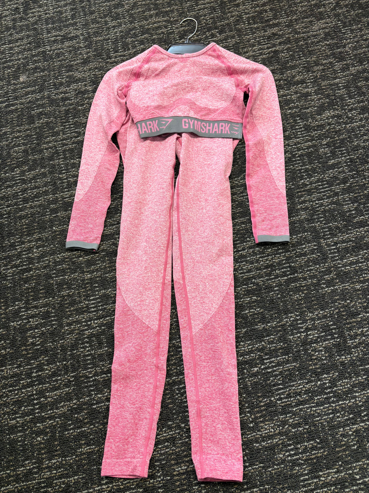 pnk gymshark 2 piece outfit, XS