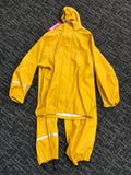 NEW yllw celavi 2 piece rain suit, 8/9