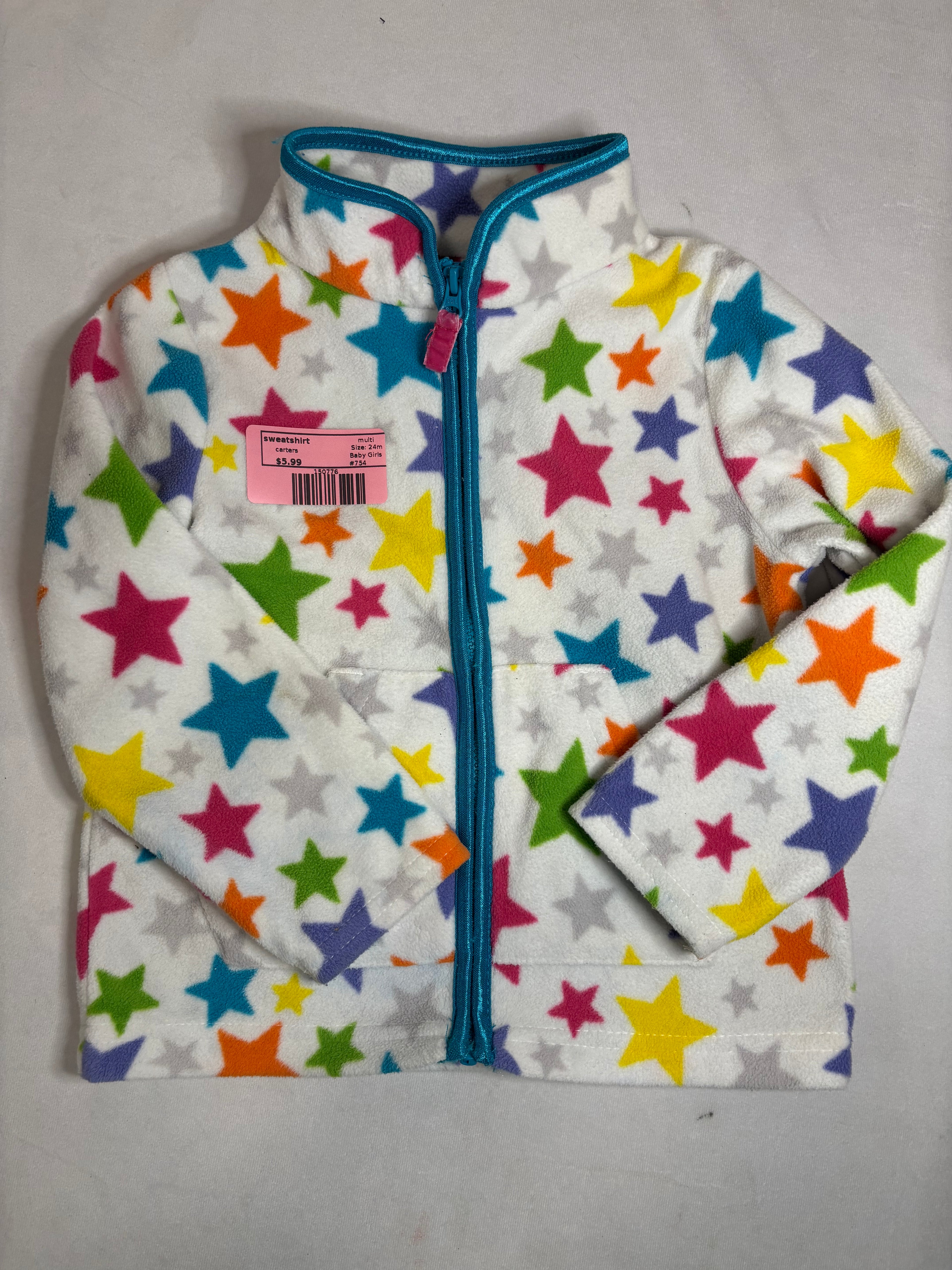 multi carters sweatshirt, 24m