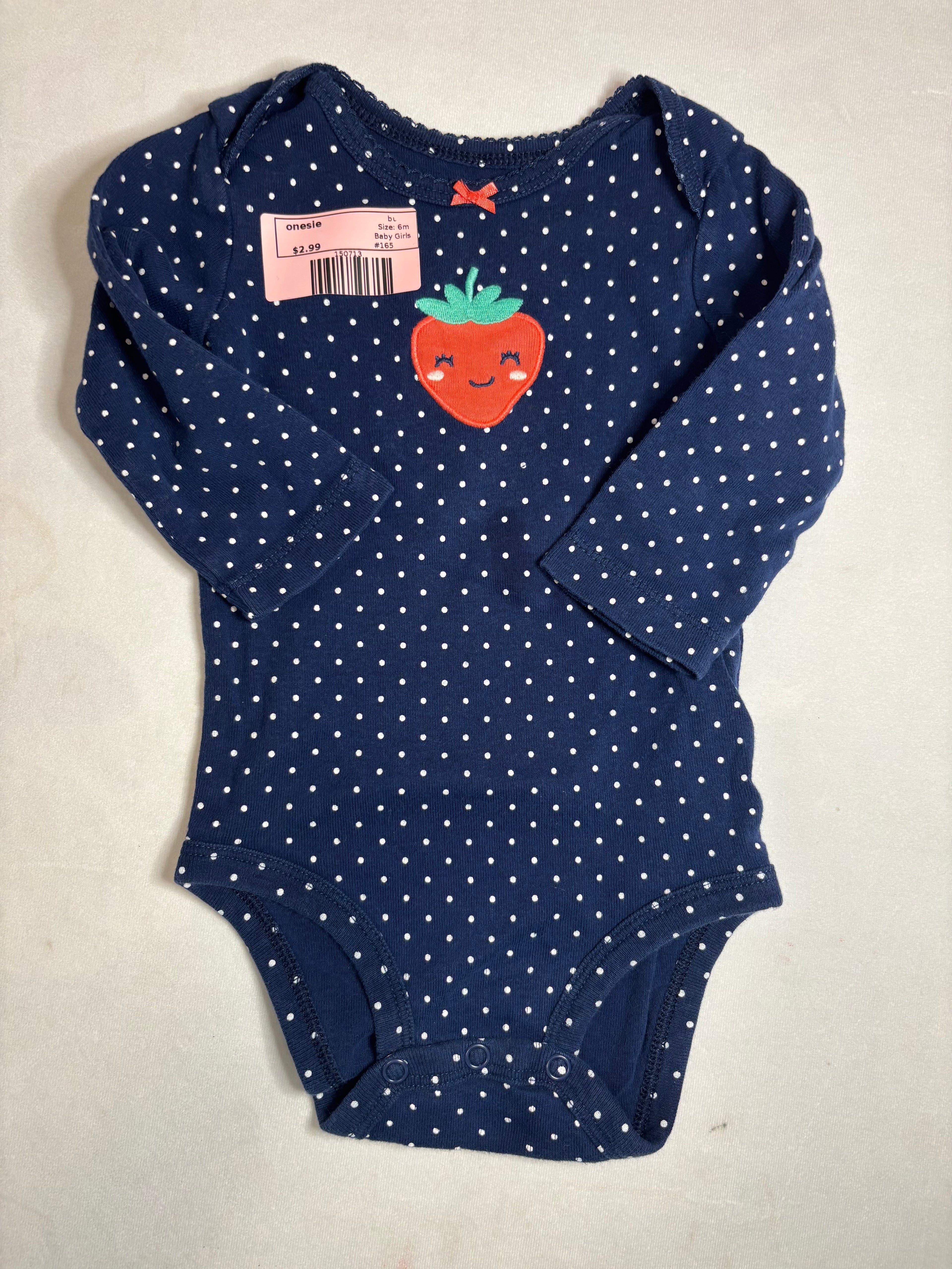 bu  onesie, 6m