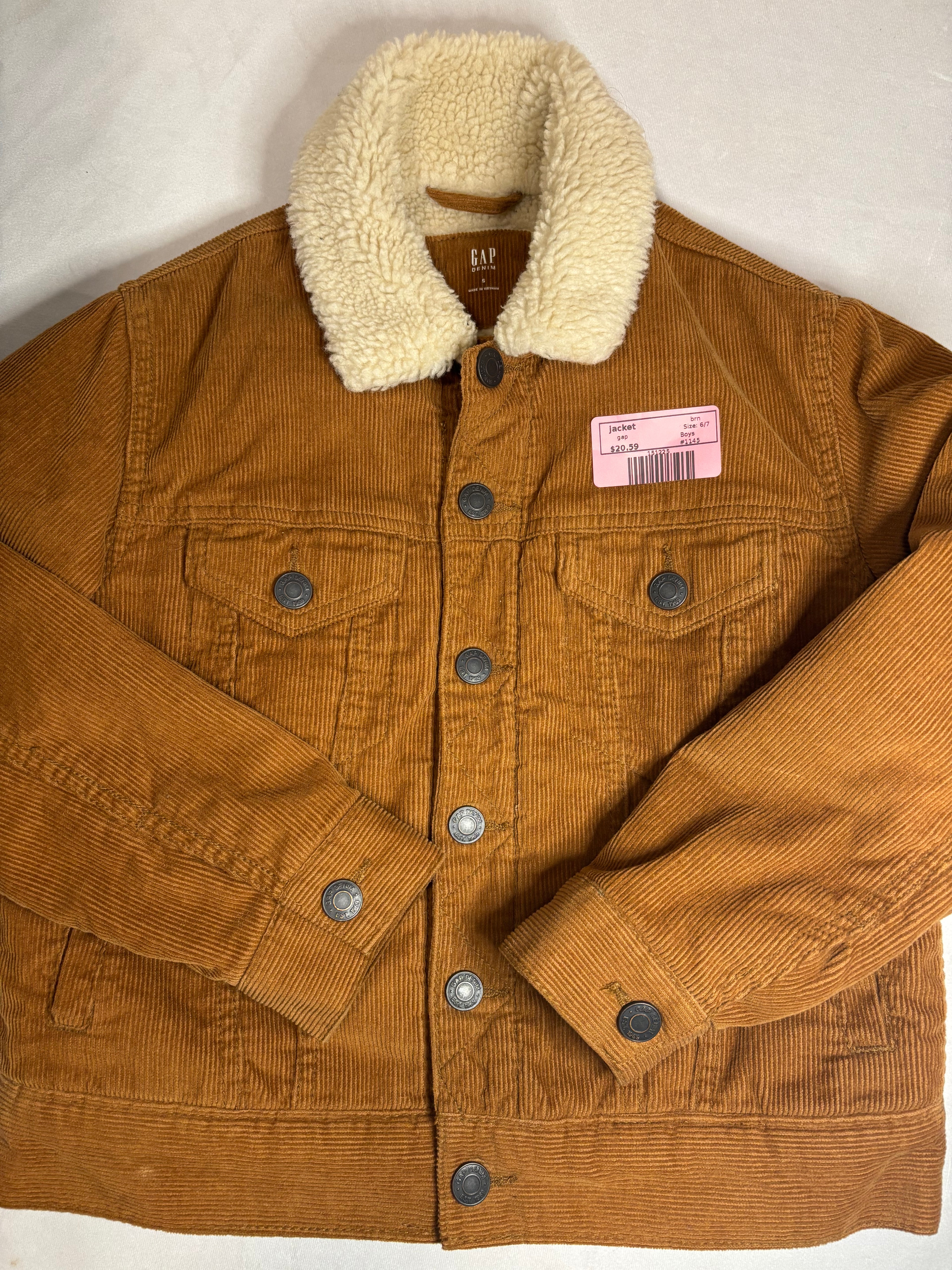 brn gap jacket, 6/7