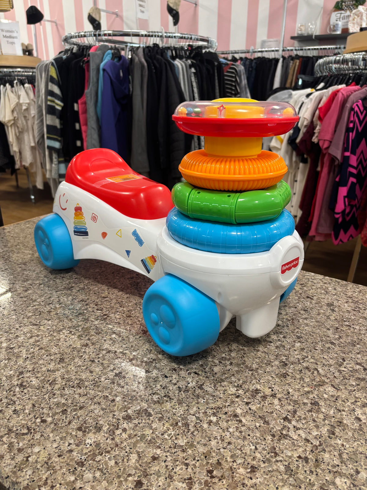 fisher price ride on car