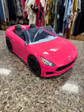 pnk barbie convertible car