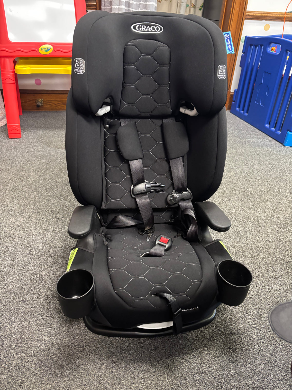 black graco high back booster