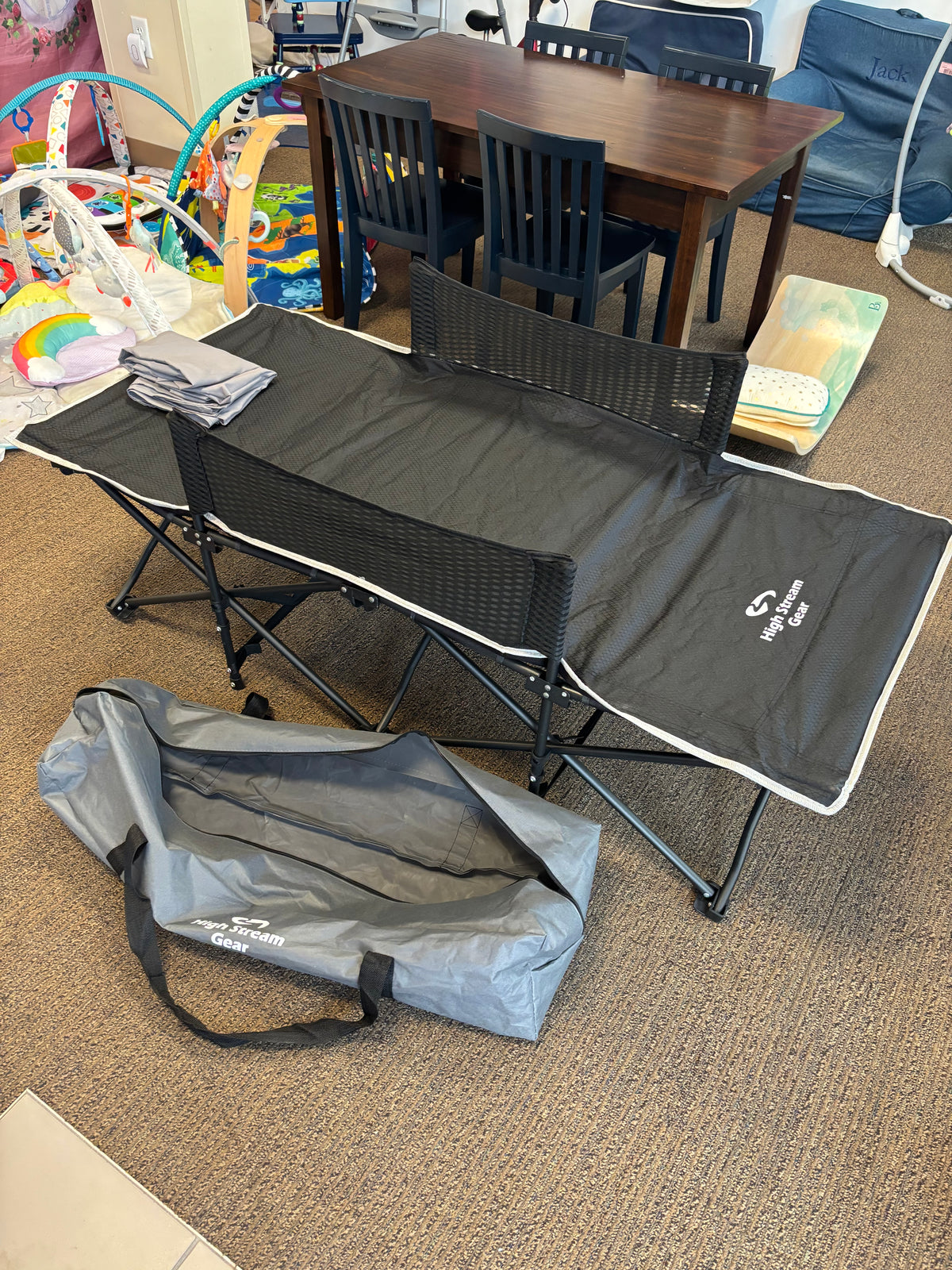 travel high stream camping bed