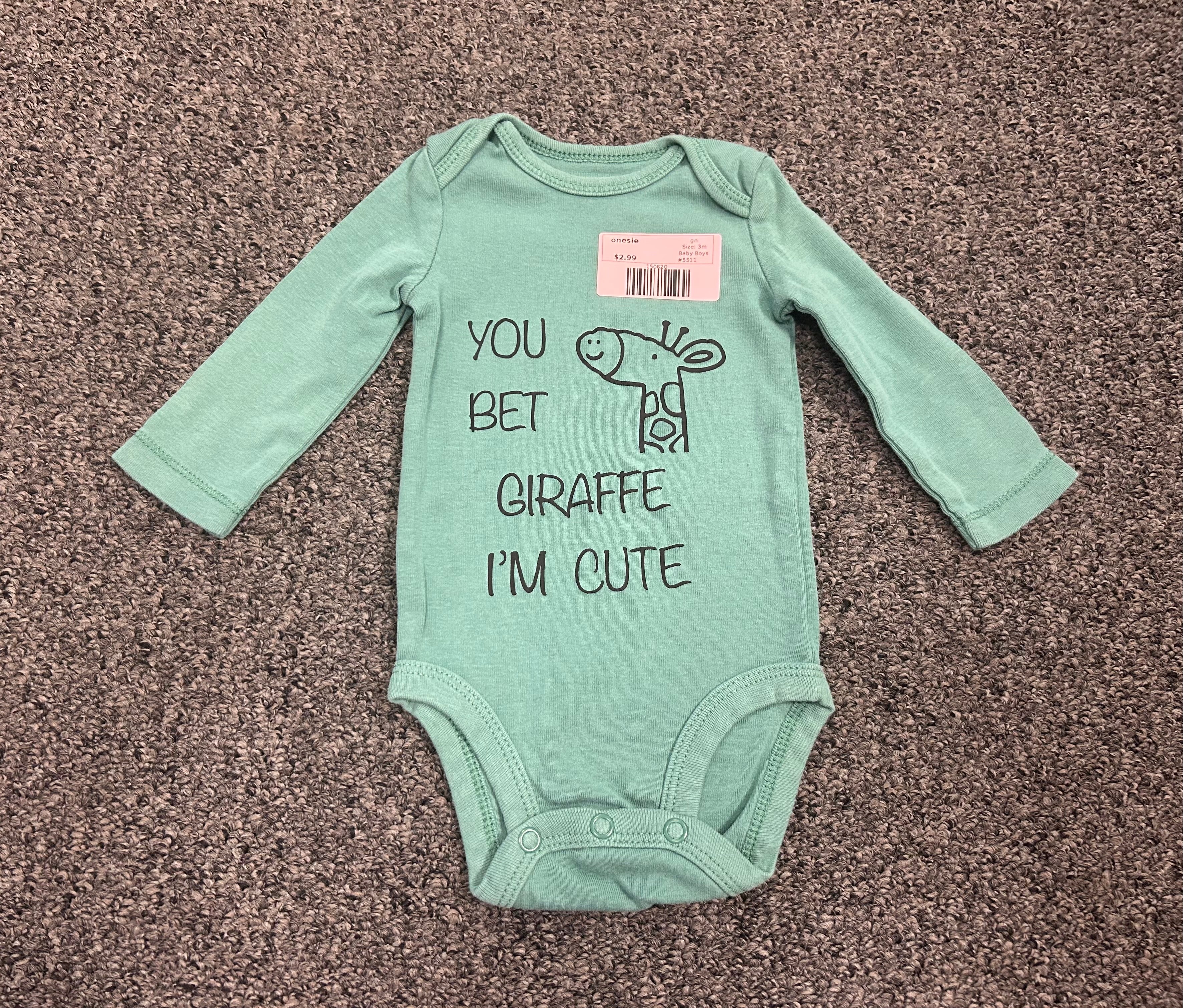 gn  onesie, 3m