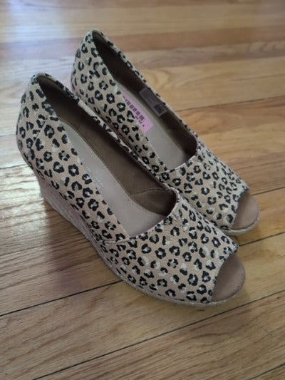 Bn Toms Wedge Shoes, 8.5