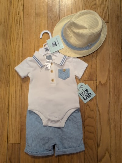 bu Little lad outfit new, 0-3m