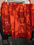 red under armour  shorts, 14/16