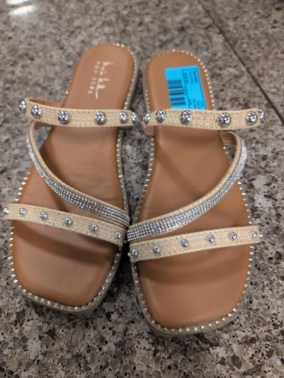 silver Nicole Miller sandals, 9