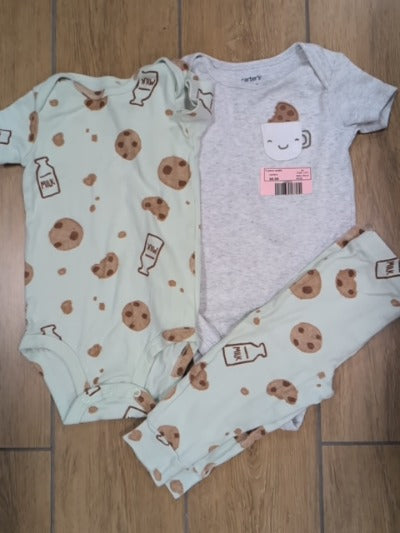 gy carters 3 piece outfit, 12m